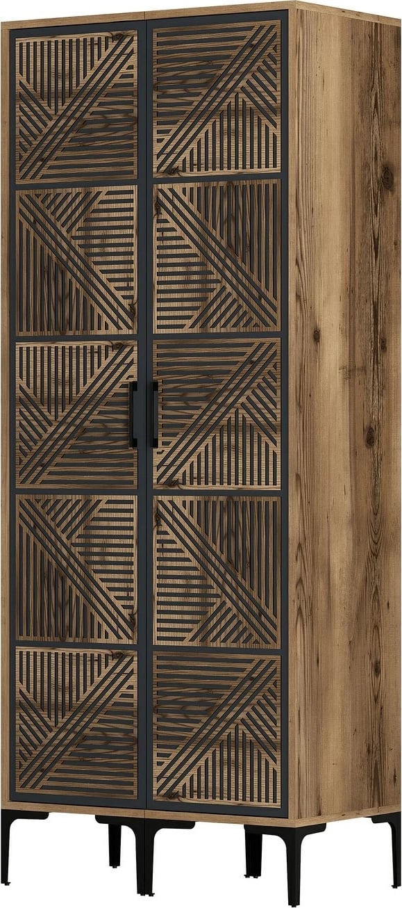 Dollap Hanah Home, Kumsal PP, ngjyrë arre dhe antracit