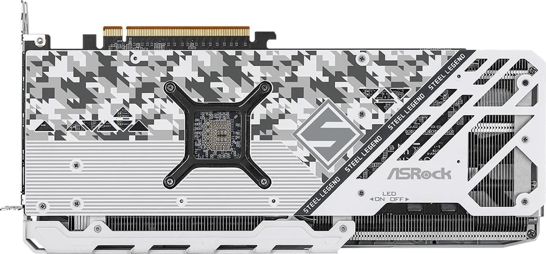 Kartelë grafike Asrock Radeon RX 7800 XT Steel Legend OC 16 GB GDDR6 e bardhë Kartelë grafike Asrock Radeon RX 7800 XT Steel Legend OC 16 GB GDDR6 e bardhë
