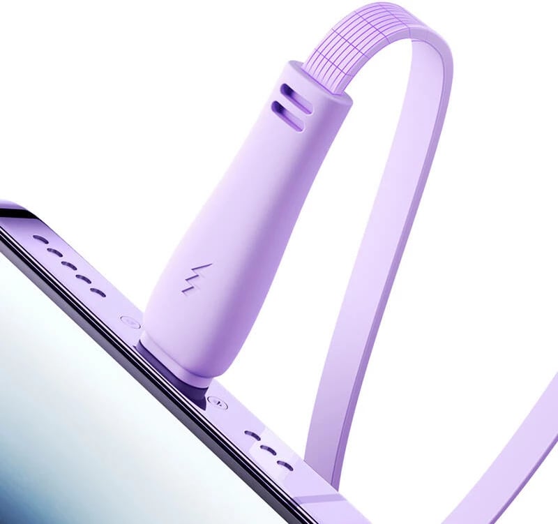 Kabllo 3-në-1 Joyroom S-A40, 1m, 3.5A, USB-C/Lightning/Micro USB, vjollcë
