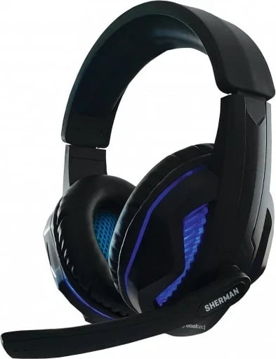 Set gaming Rebeltec SHERMAN, tastierë QZERTY, maus, kufje, USB, e zezë