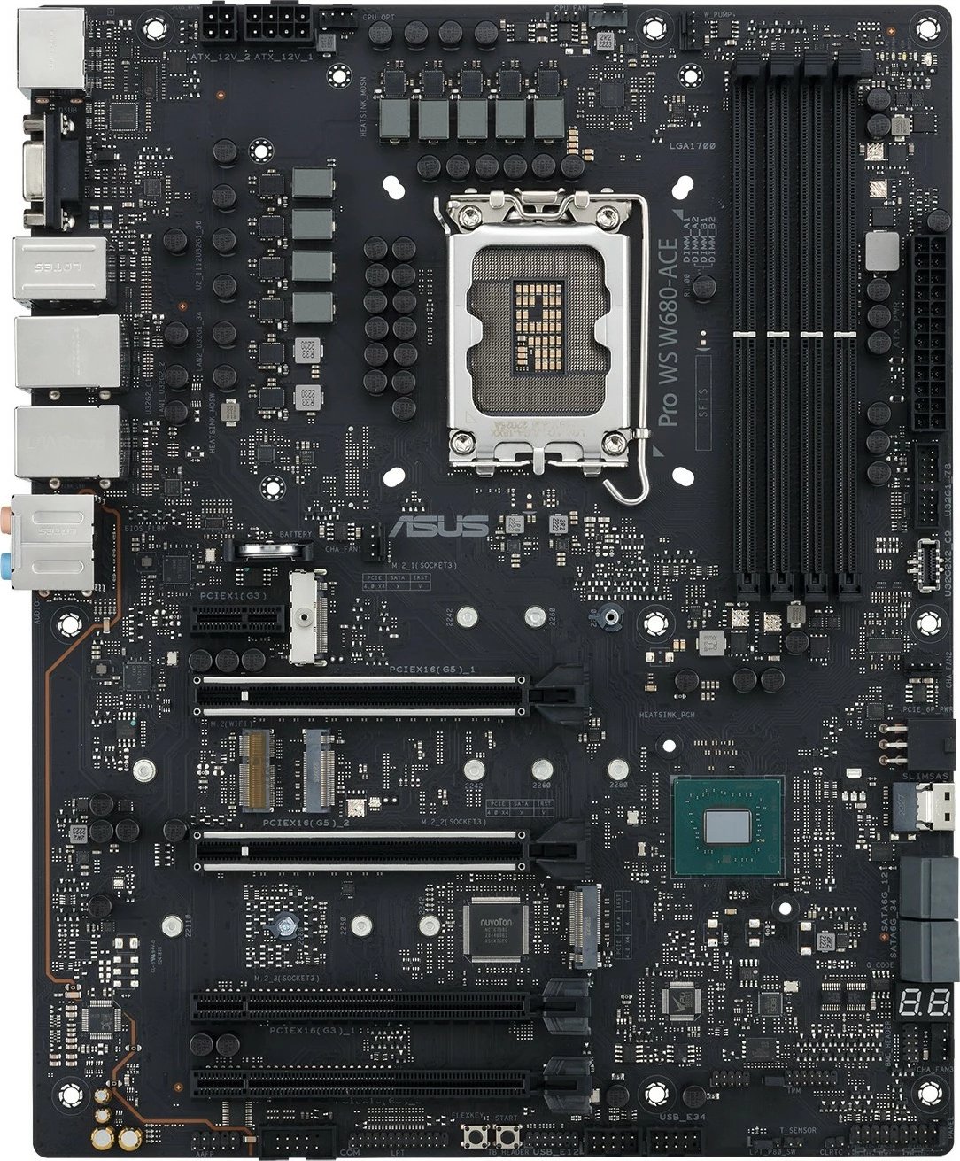 Pllakë amë ASUS PRO WS W680-ACE, LGA 1700, DDR5, ATX, 128GB