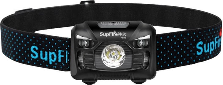 Dritë koke Superfire HL06, 500lm, USB, e zezë