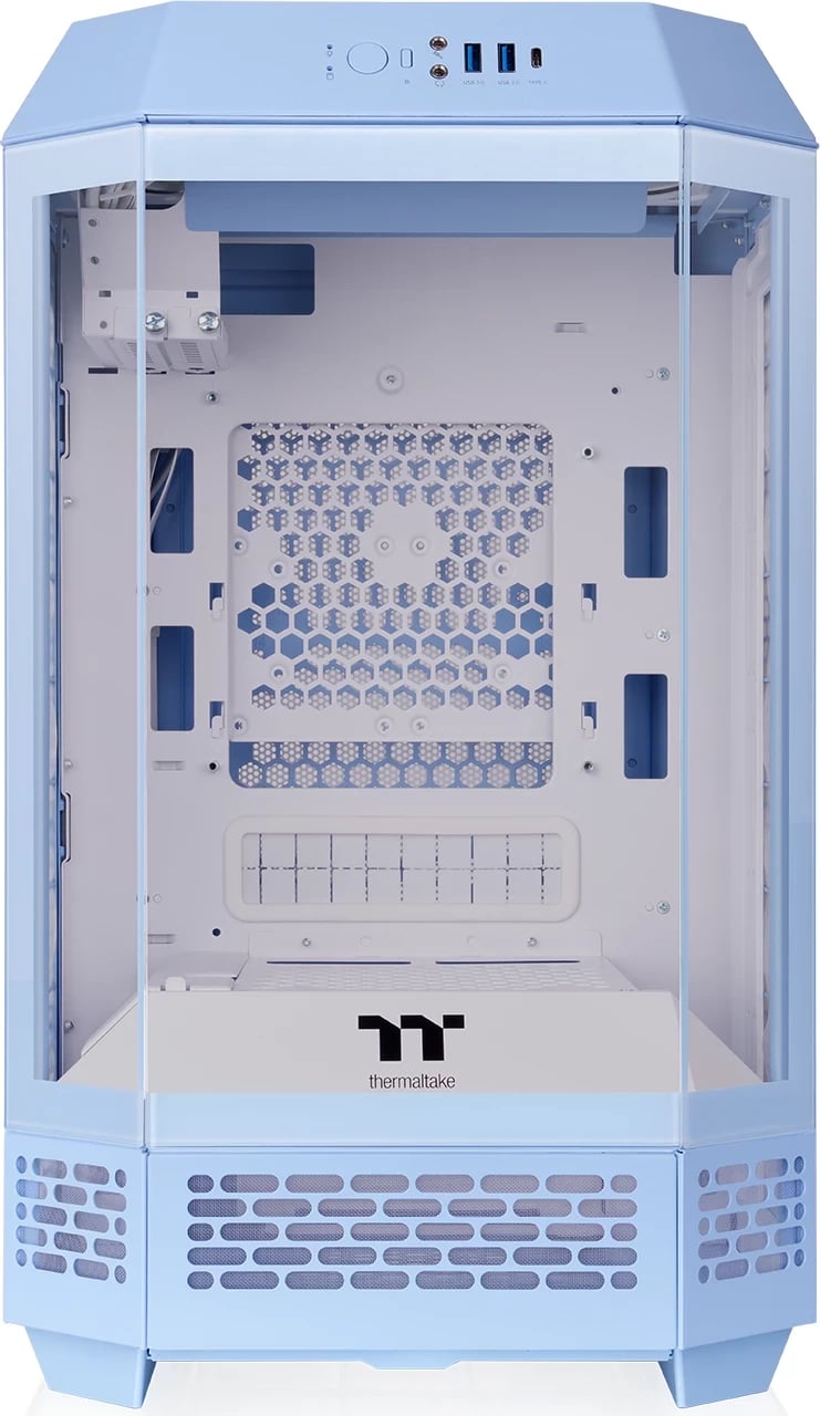 Kasë Thermaltake The Tower 250 TG, Mini Tower, Hydrangea Blue