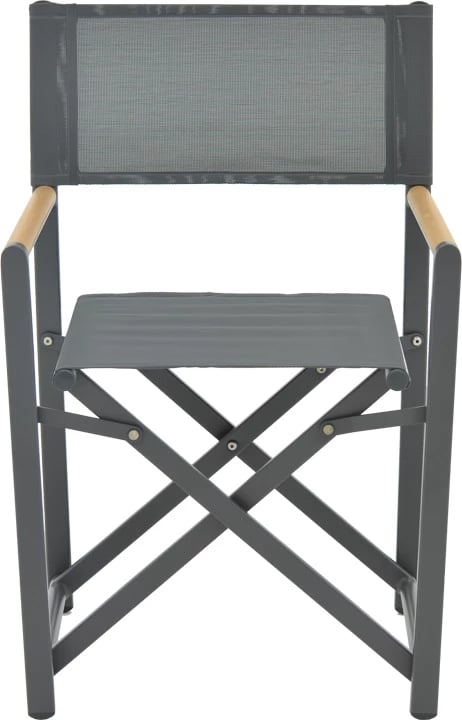 Karrige regjisori Mabu, ngjyrë e errët gri, alumin, 56x48x86cm