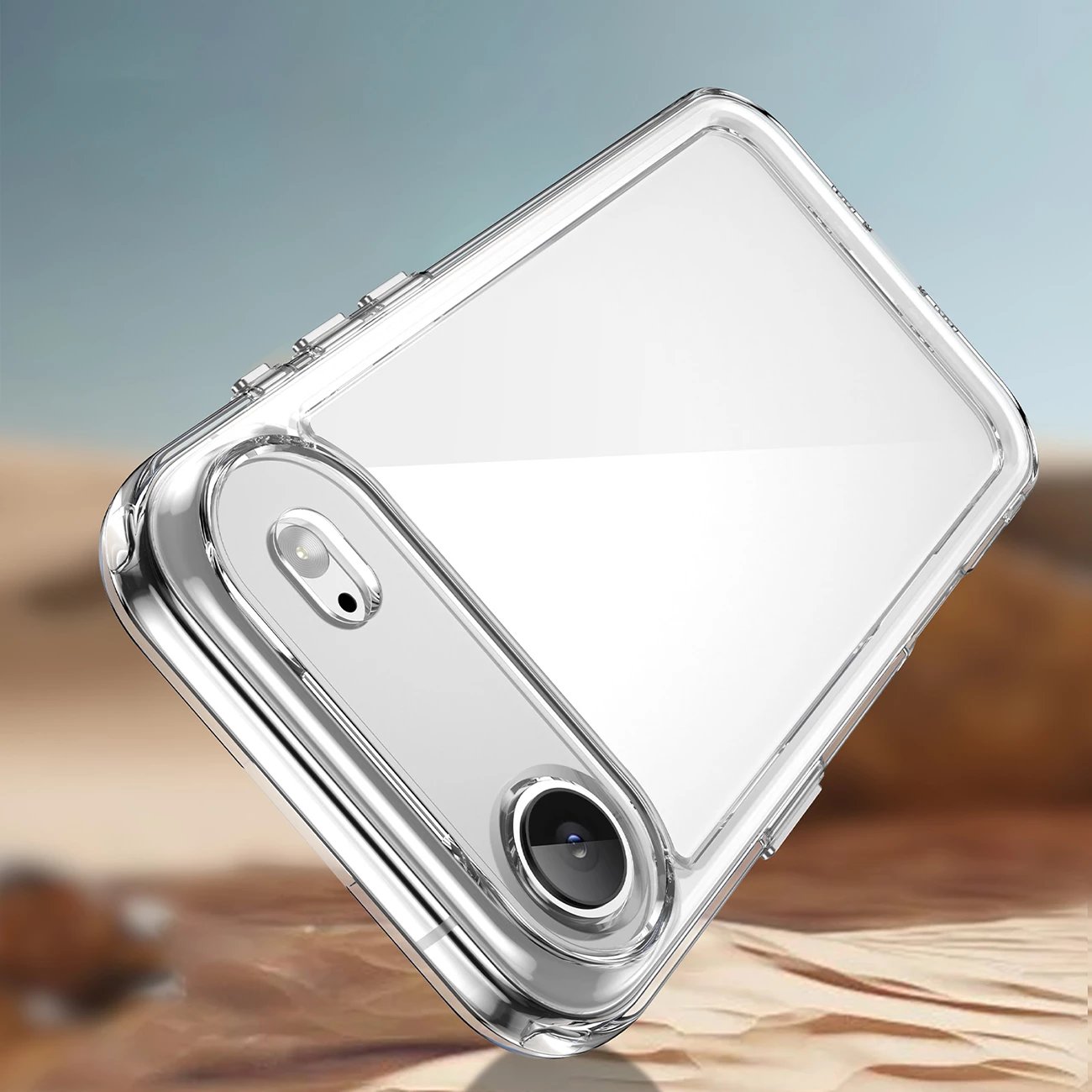 Mbështjellës Hurtel Outer Space për iPhone 17 Air, MagSafe, Transparent