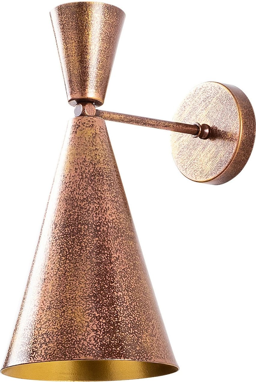 Llambë muri Opviq, Berceste, ngjyrë ari, 19x25cm, lartësi 39cm Llambë muri Opviq, Berceste, ngjyrë ari, 19x25cm, lartësi 39cm