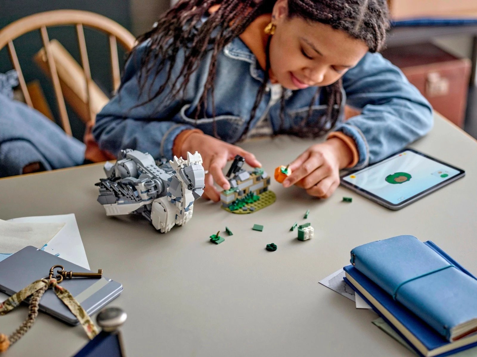 Set LEGO Harry Potter Hardodziob 76427, 723 pjesë, plastikë, për fëmijë dhe adhurues, gri