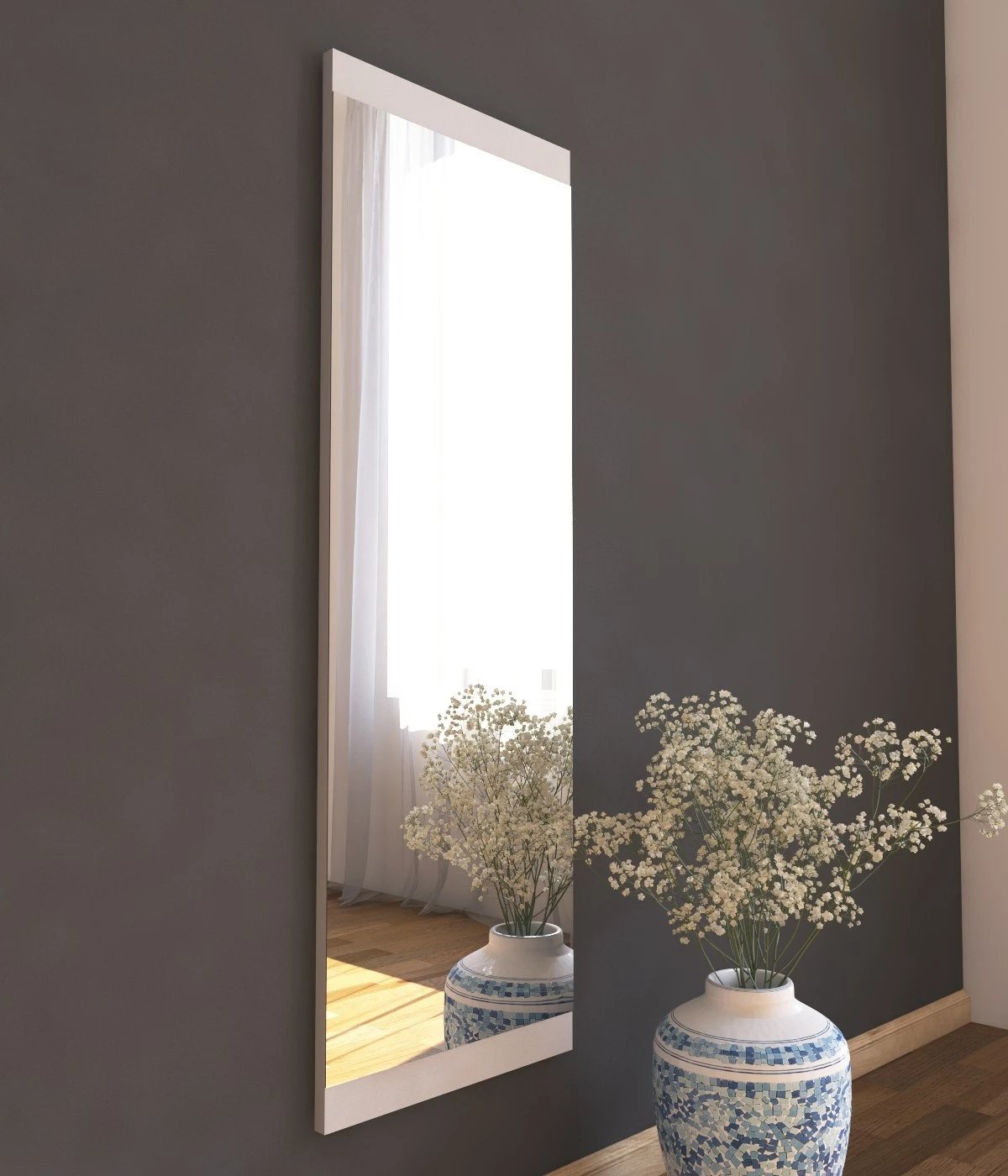 Pasqyrë Hanah Home, Azus, e bardhë