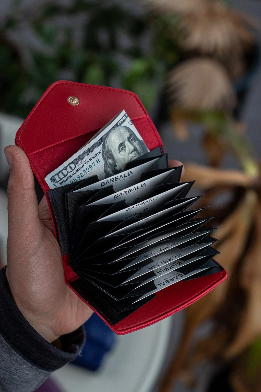 Portofol për gra, Zoozie Bags, Lviv, ngjyrë e kuqe