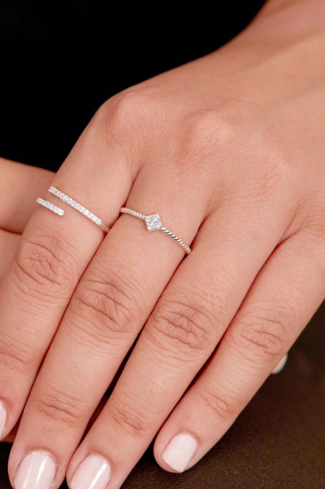 Unazë argjendi Elika Silver, FASET85018