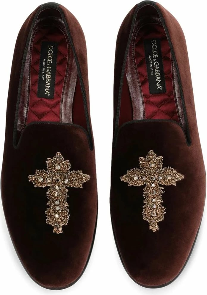Këpucë Dolce & Gabbana për meshkuj, të kuqe