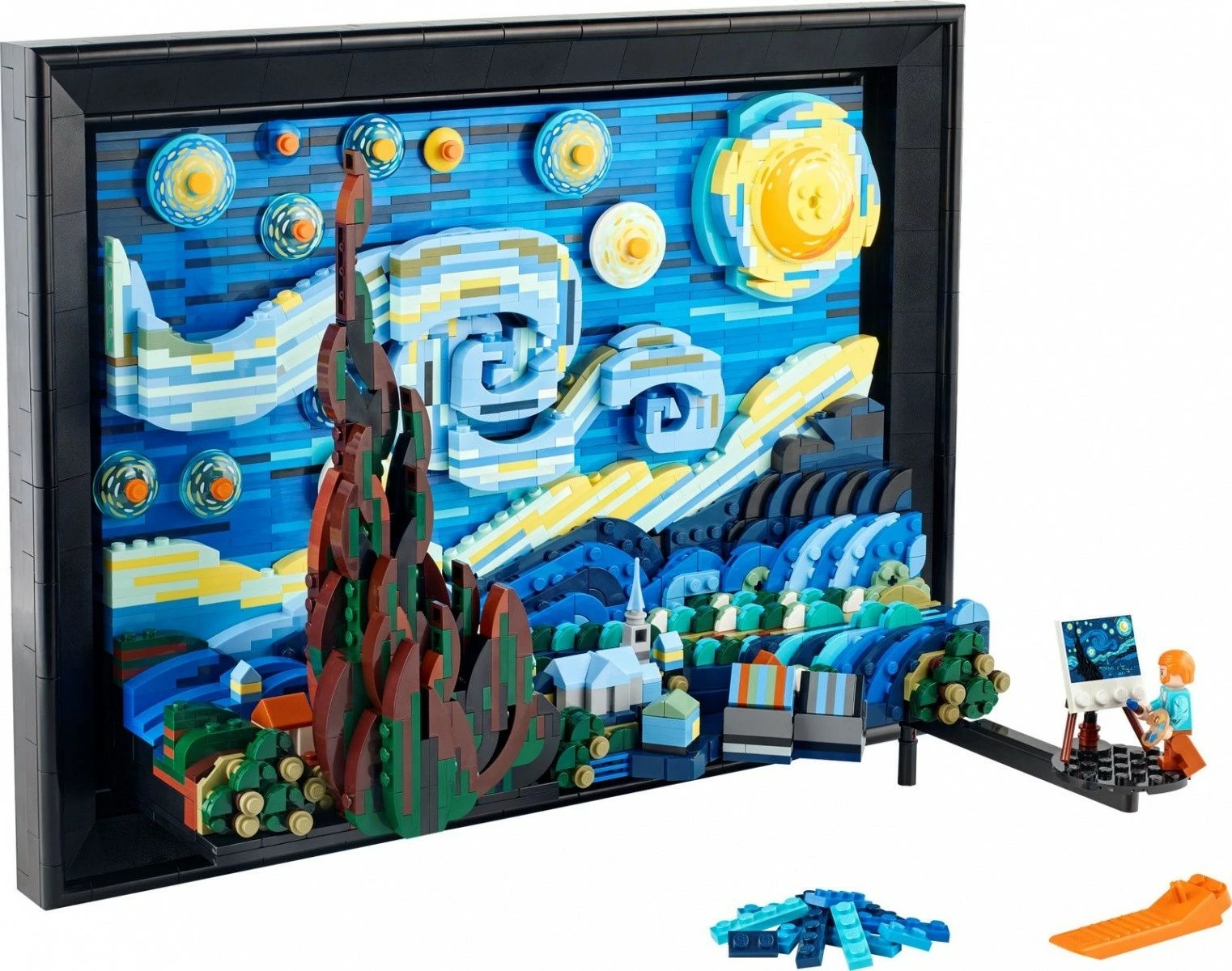 Set LEGO Ideas 21333 Starry Night, 2316 pjesë, për të rritur