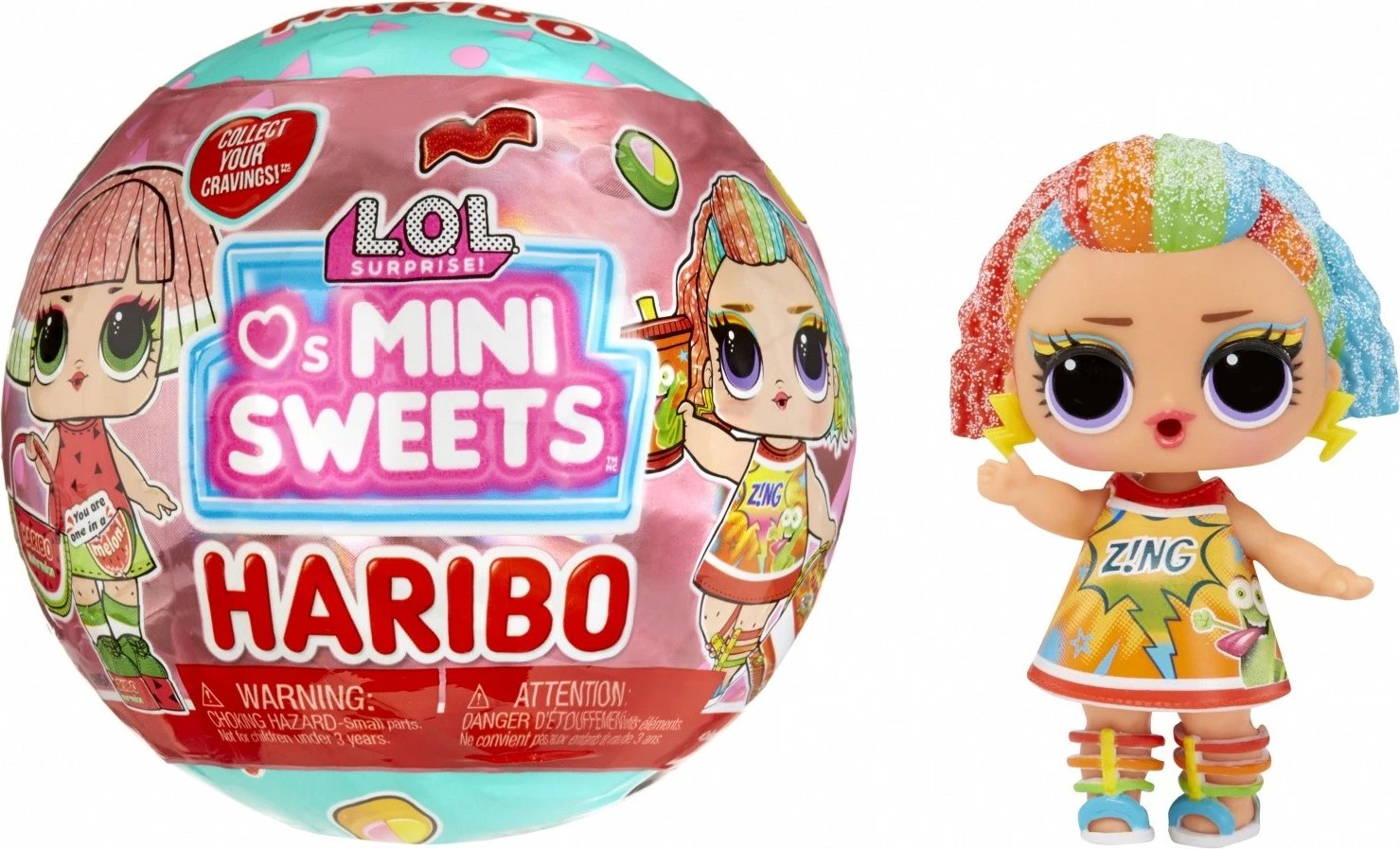 Kukull L.O.L. Surprise Loves Mini Sweets X HARIBO, 1 copë