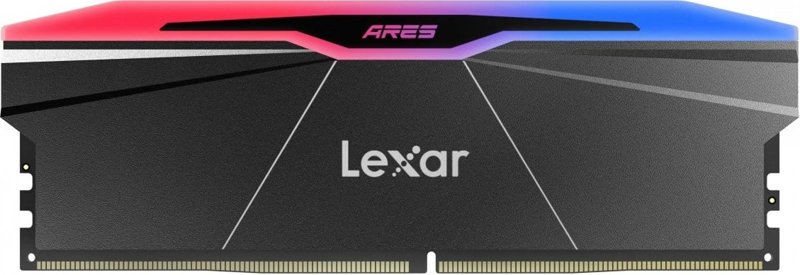 RAM Memorje Lexar ARES RGB Black DDR5, 32GB (2x16GB), 6000 MHz, CL28, me ndriçim RGB, Set