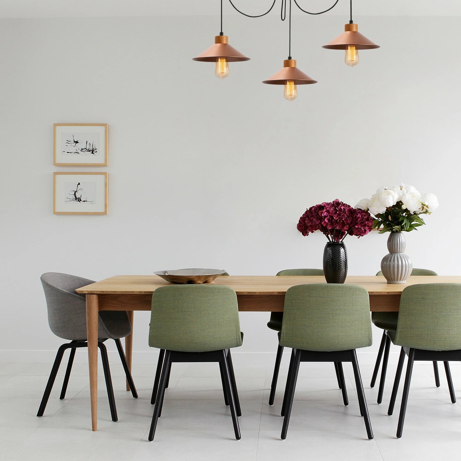 Llambë tavani Opviq Manavgat, bakër, N-548