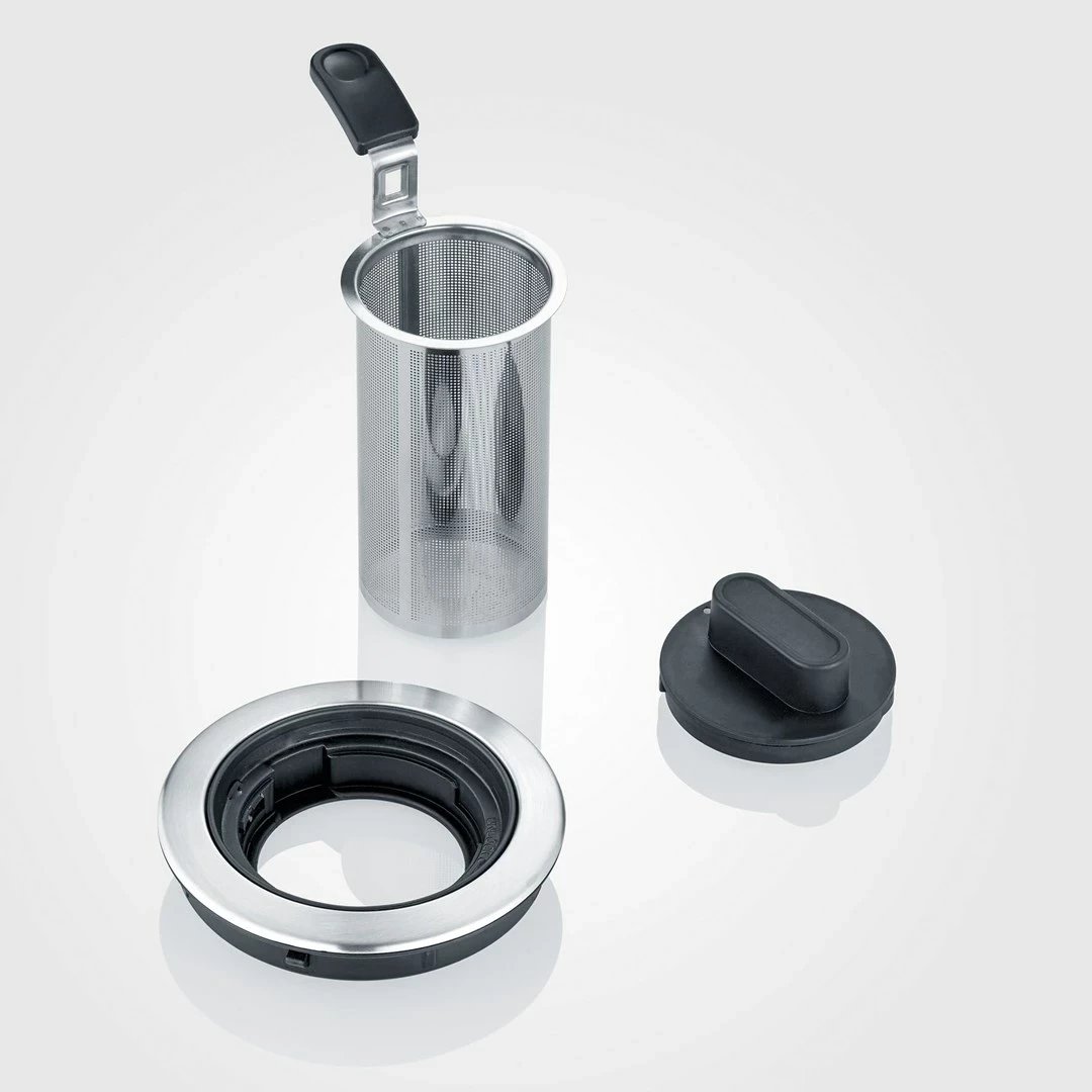 Ibrik elektrik Severin WK 3473, 1L, 2200W, çelik inox, xham transparent