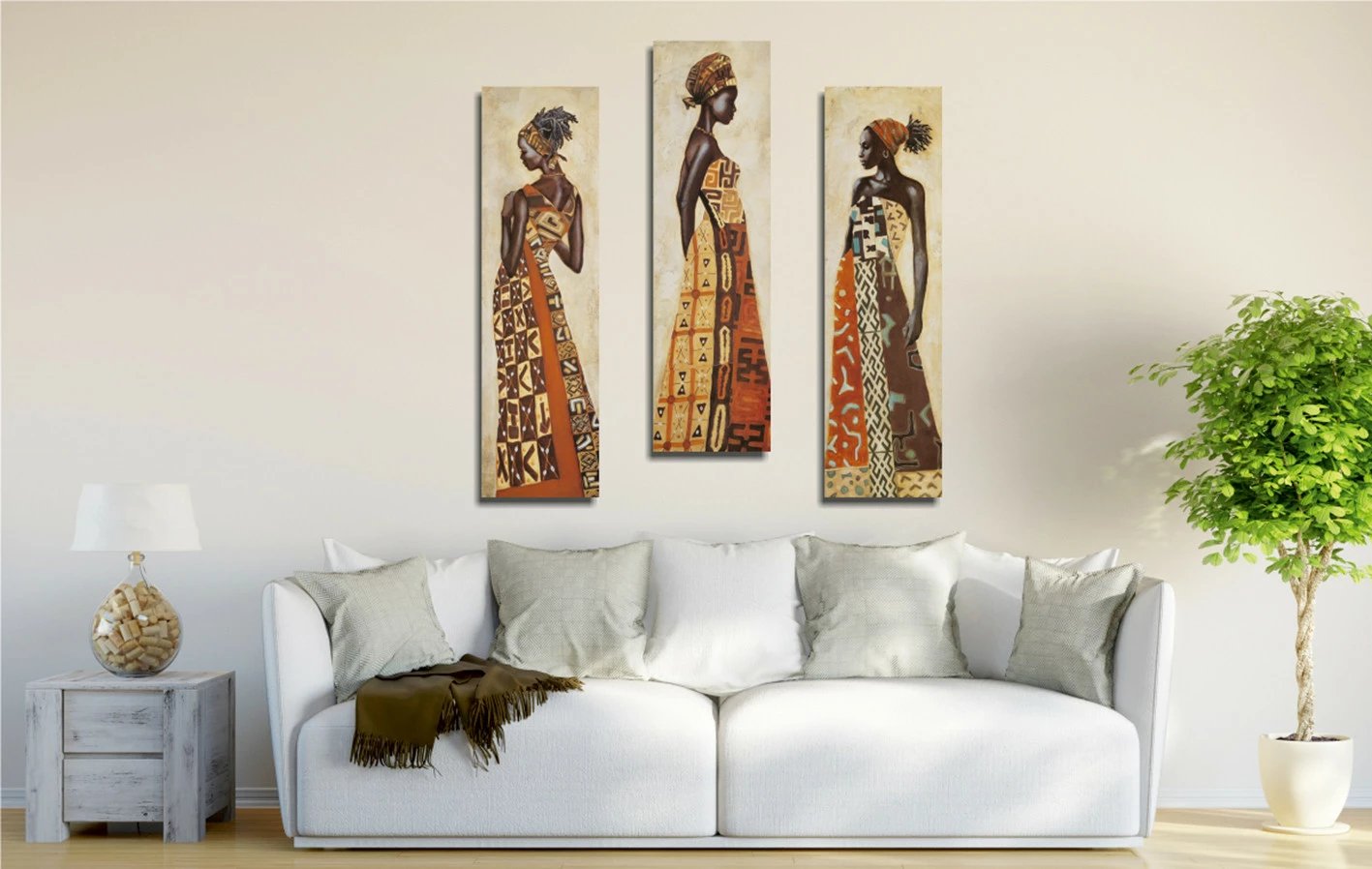 Pikturë dekorative në kanavacë (3 pjesë), Wallity, CU01