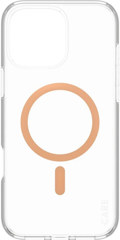 Mbështjellës PanzerGlass CARE Case Flagship Peachy MagSAFE për iPhone 16 Pro Max, transparent