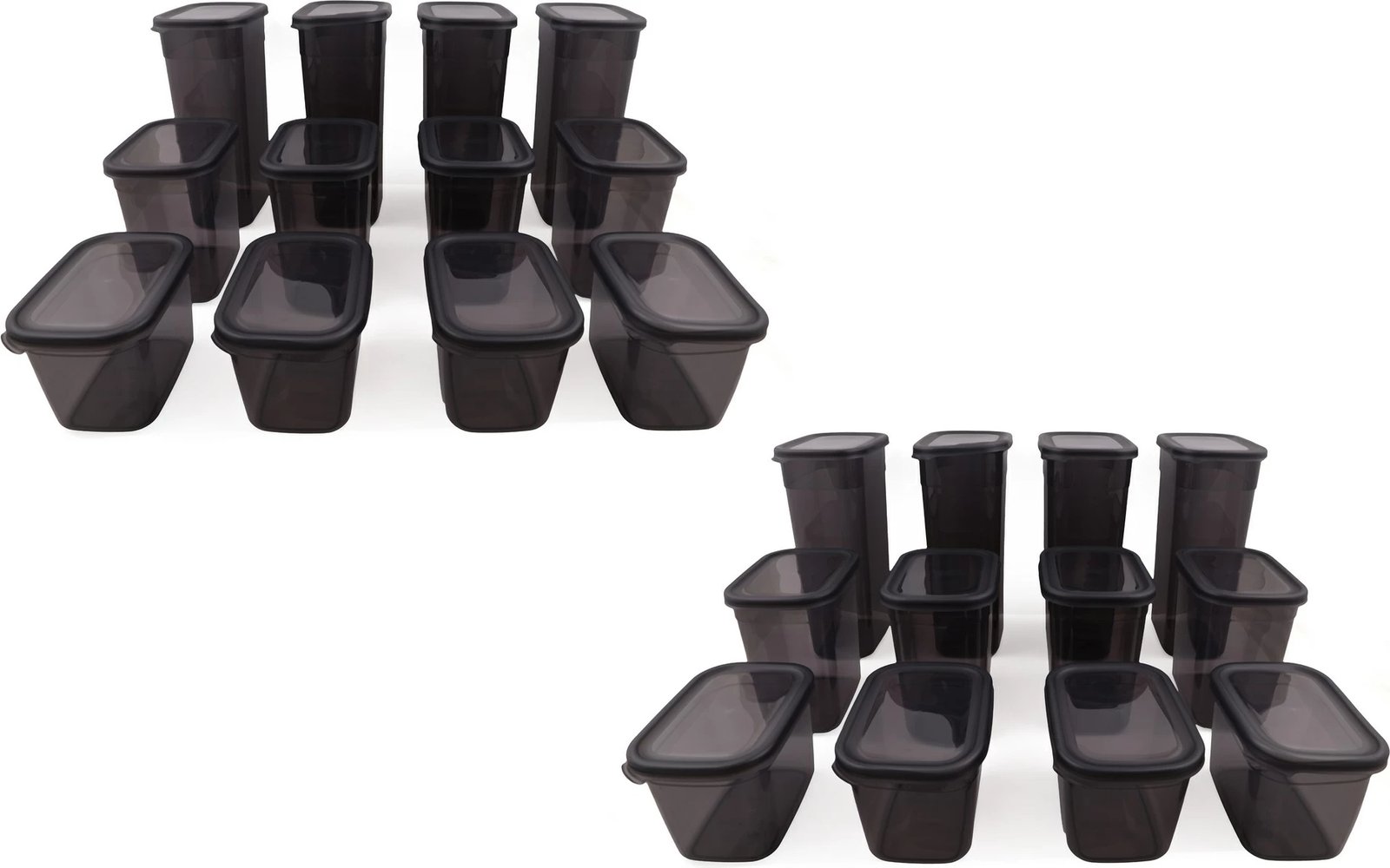 Set kuti për organizim (24 copë), anthracite, BNMPEGYAR24-13232 v2