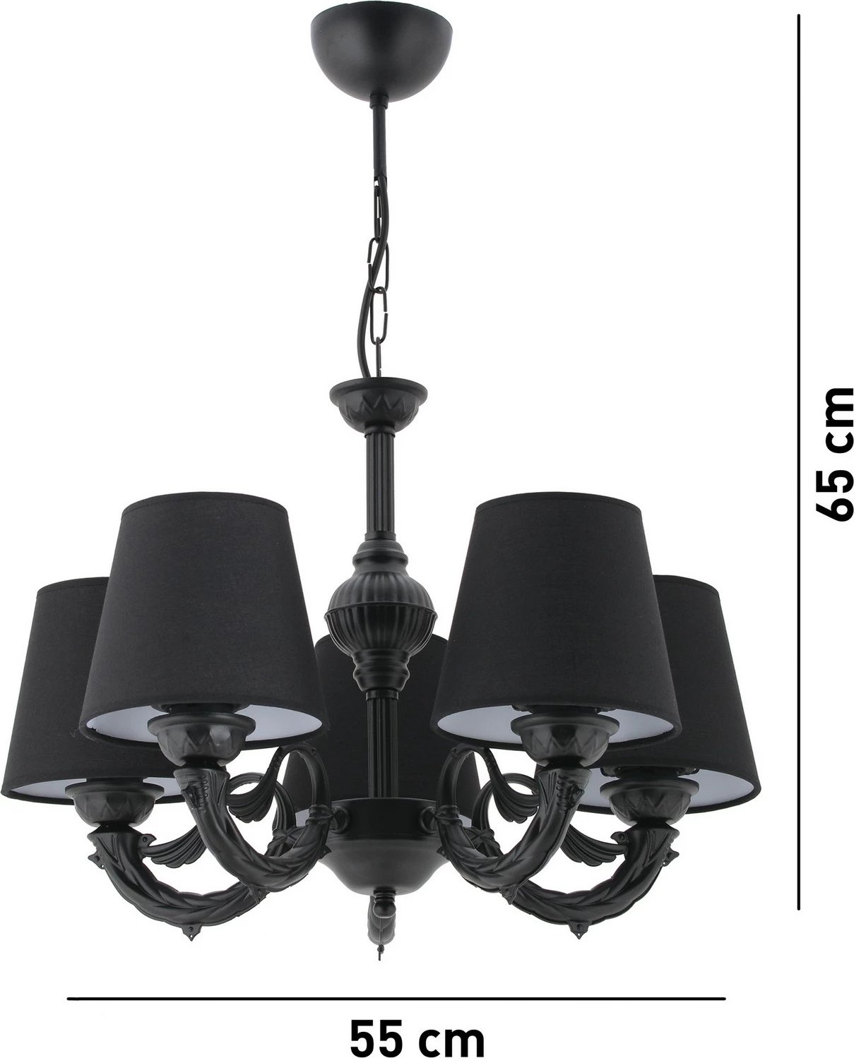 Llambadar Opviq Fiona, ngjyrë e zezë