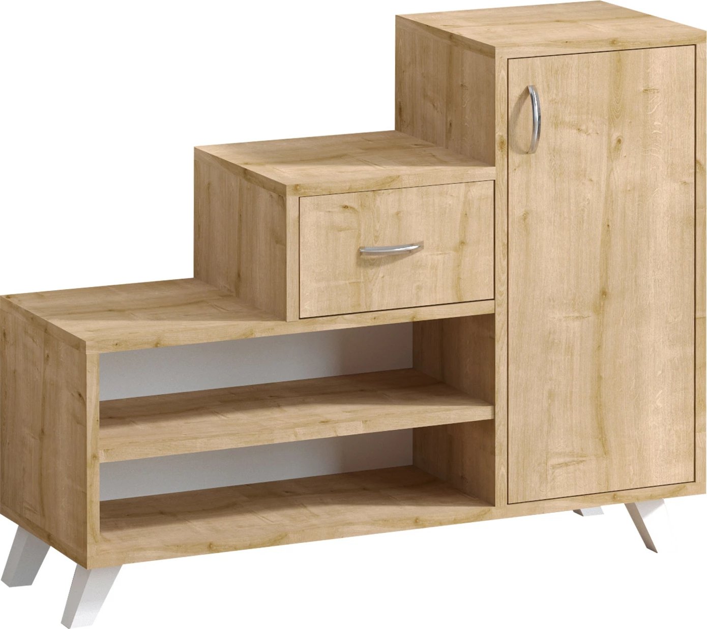 Dollap këpucësh, dizajn retro, ngjyrë lisi safir