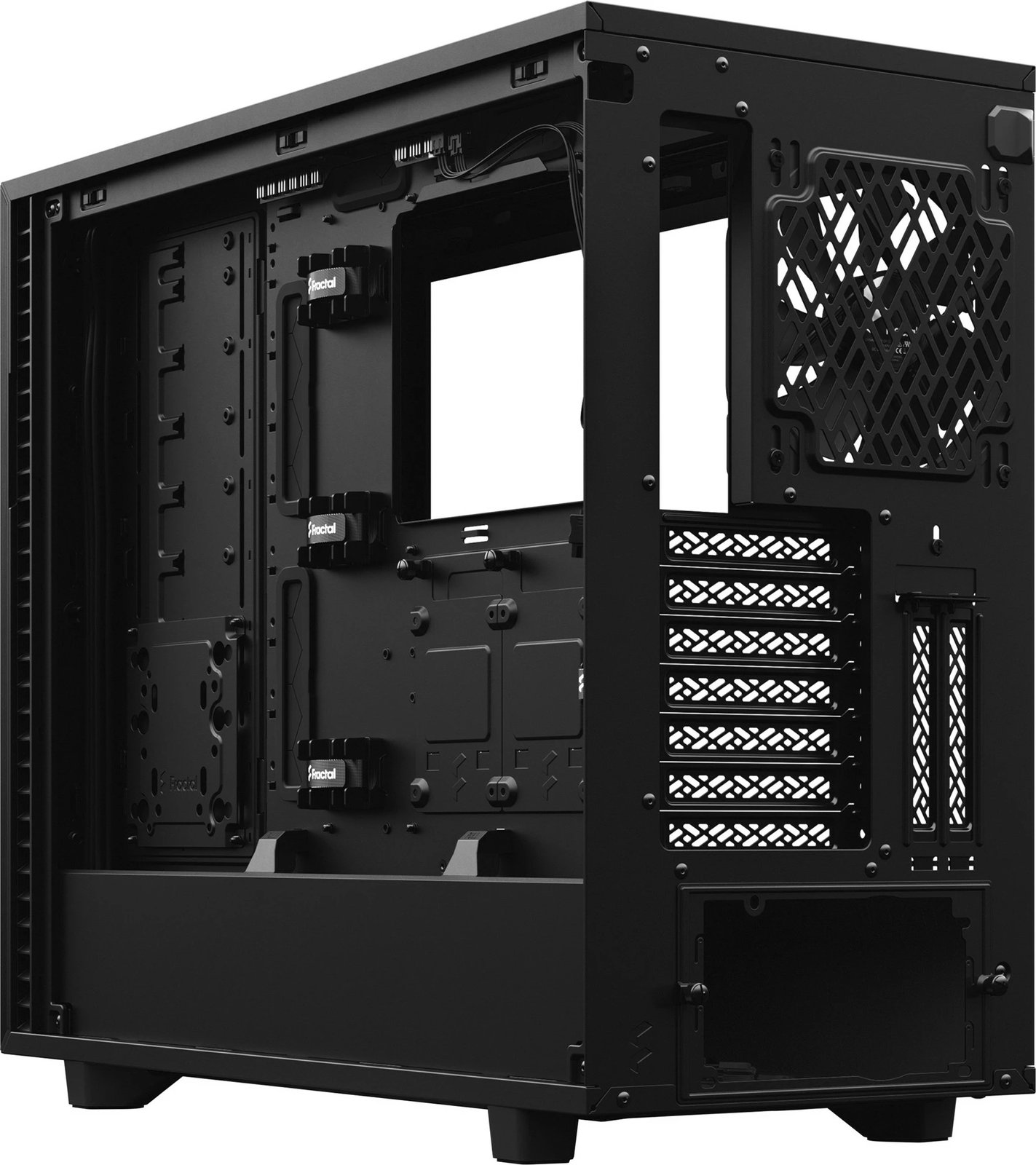 Kasë Fractal Design Define 7, Midi Tower, ATX, EATX, micro ATX, Micro-ITX, e zezë Kasë Fractal Design Define 7, Midi Tower, ATX, EATX, micro ATX, Micro-ITX, e zezë