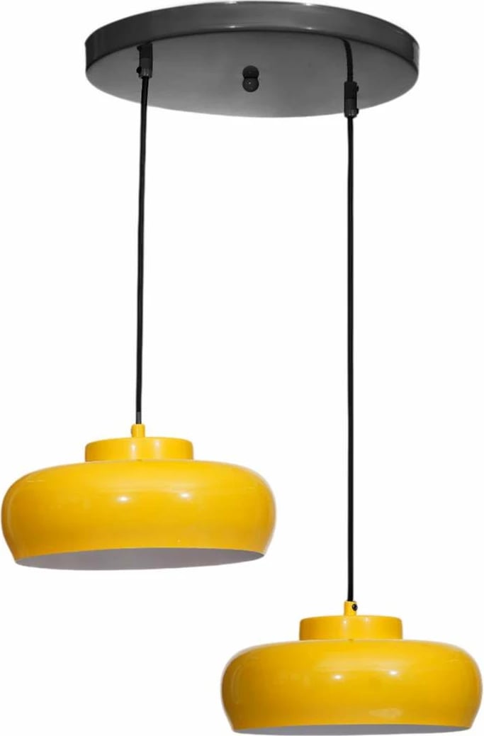 Llambë tavani Opviq, 9033-2, ngjyrë mustard dhe e zezë