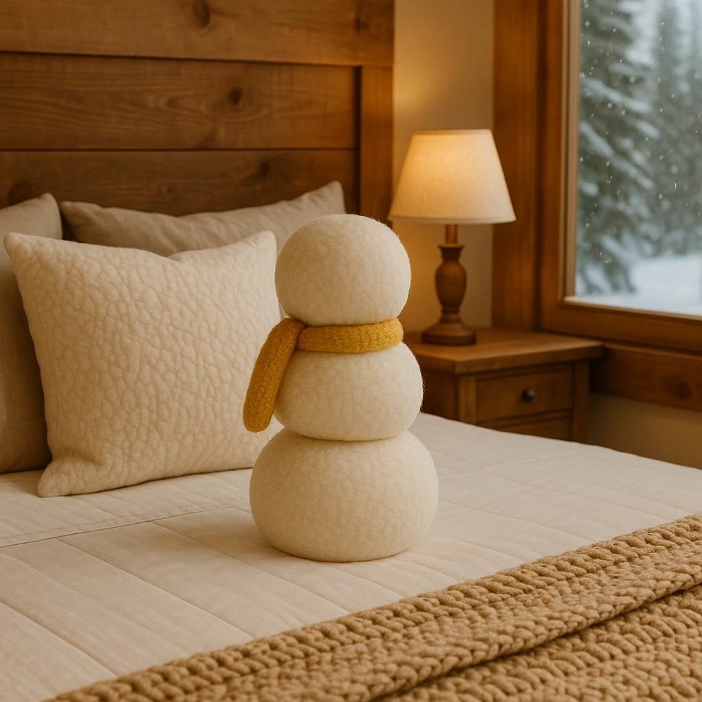 Jastëk dekorativ Kardan Adam, ngjyrë kafe, Evila Originals