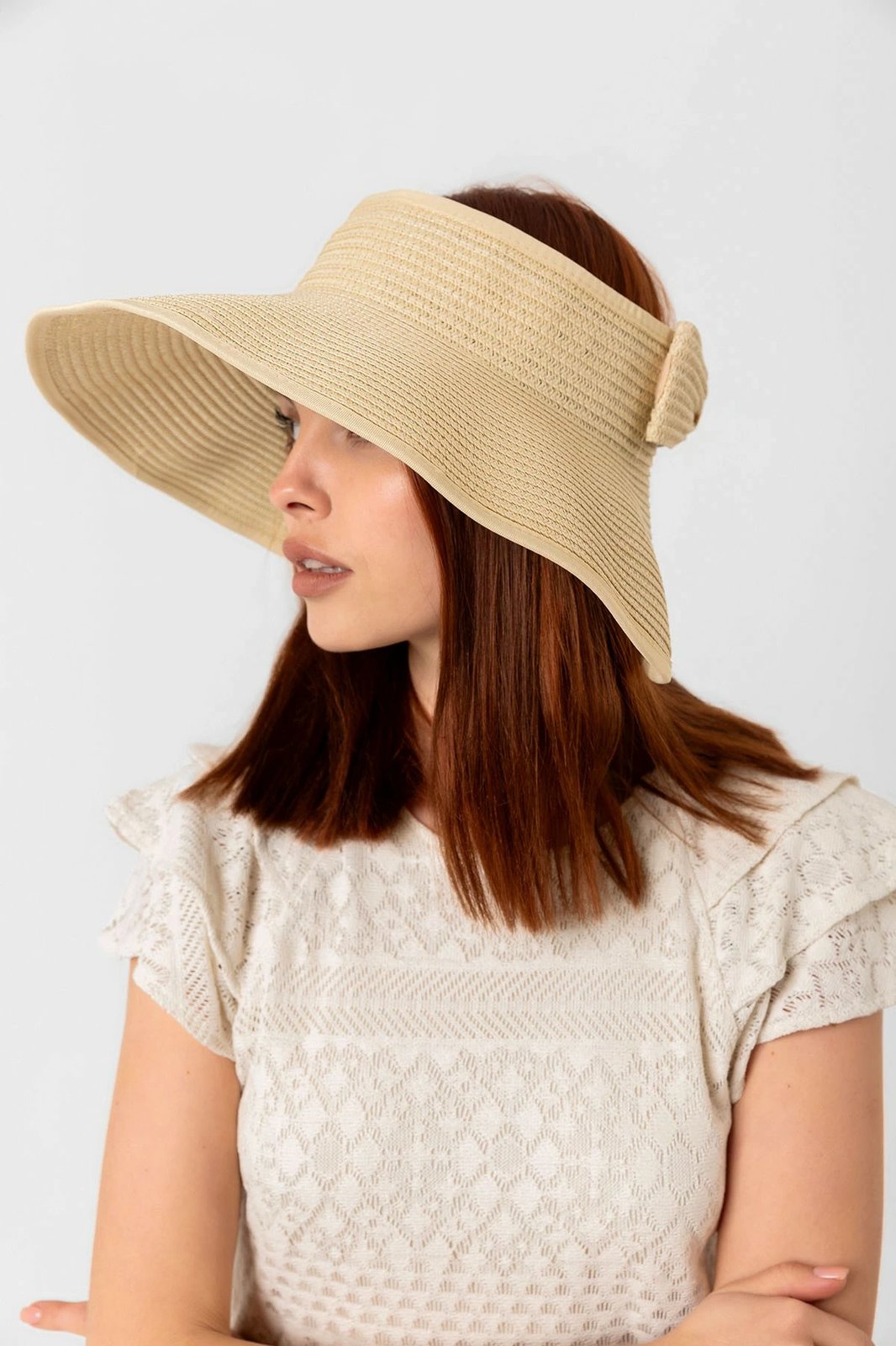 Kapelë verore për gra, ngjyrë bezhë, Jumeon Hsr2080