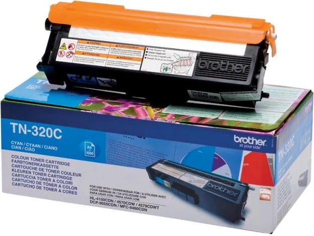 Toner, Brother TN-320C, rendiment 1.5k faqe, cyan