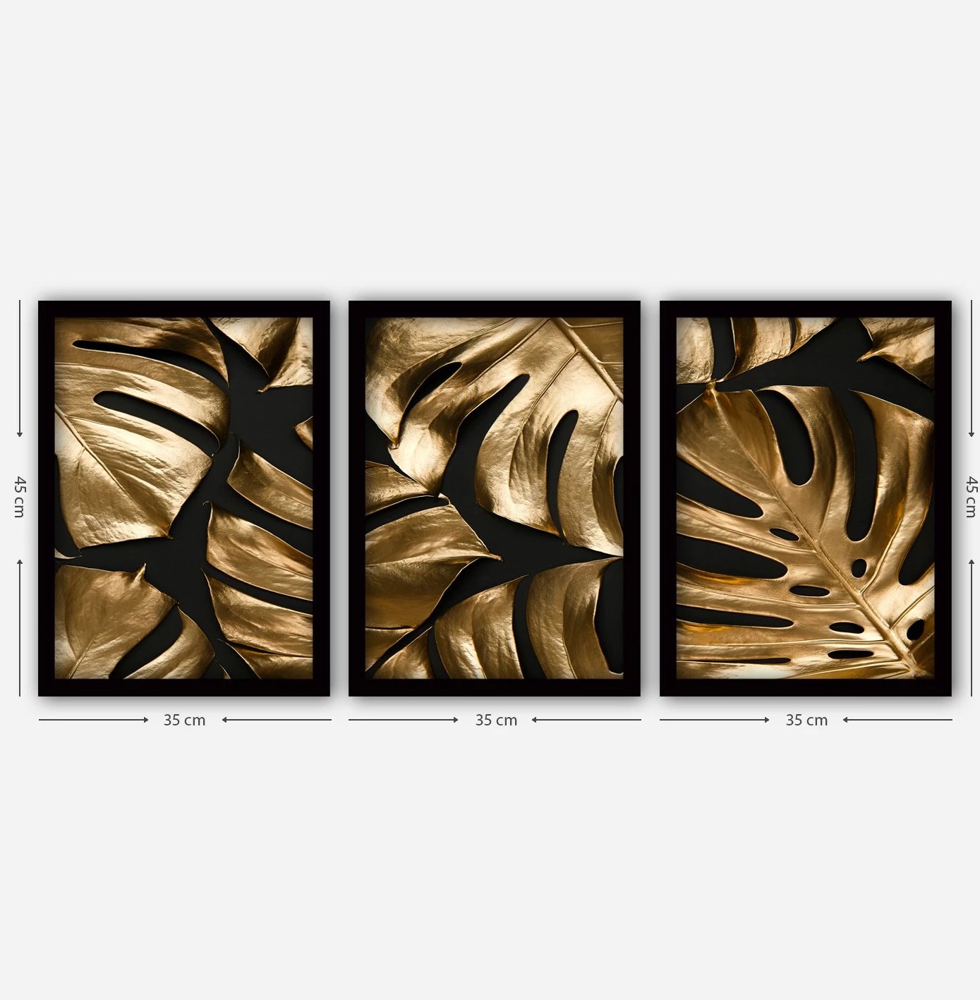 Pikturë dekorative me kornizë (3 copë), Wallity, 3SC54