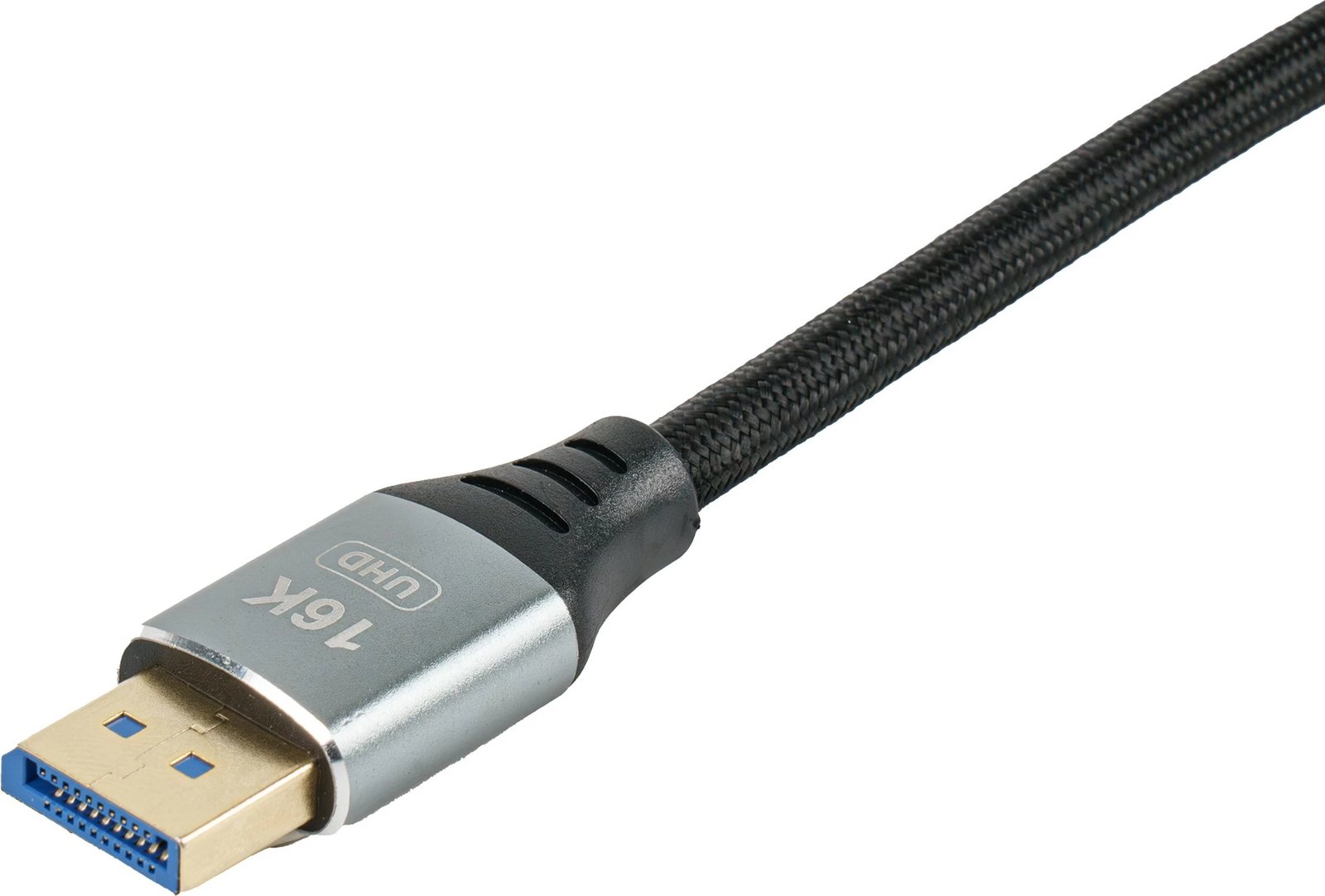 Kabllo DisplayPort 2.1 Premium Equip, 1.0m, 16K/60Hz, 54Gbps, e zezë