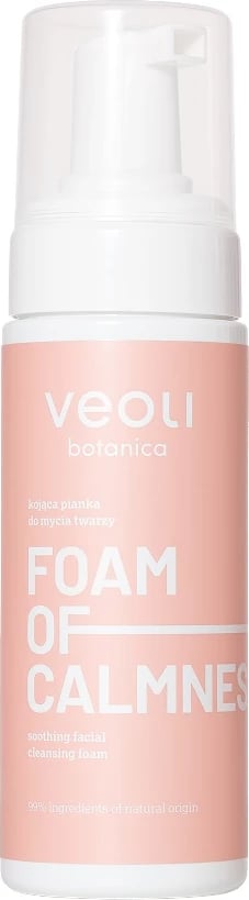 Shkumë pastruese për fytyrë Veoli Botanica Foam Of Calmness për femra, 150ml