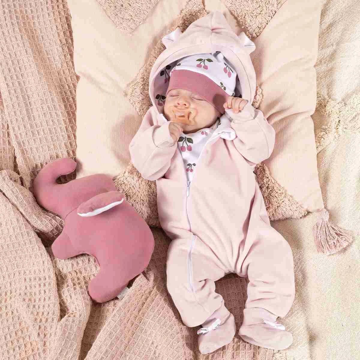 kombinezon dimëror bebe, Nicol, Emily, suede Wellsoft, madhësia 80 (9-12m), ngjyrë sipas fotos