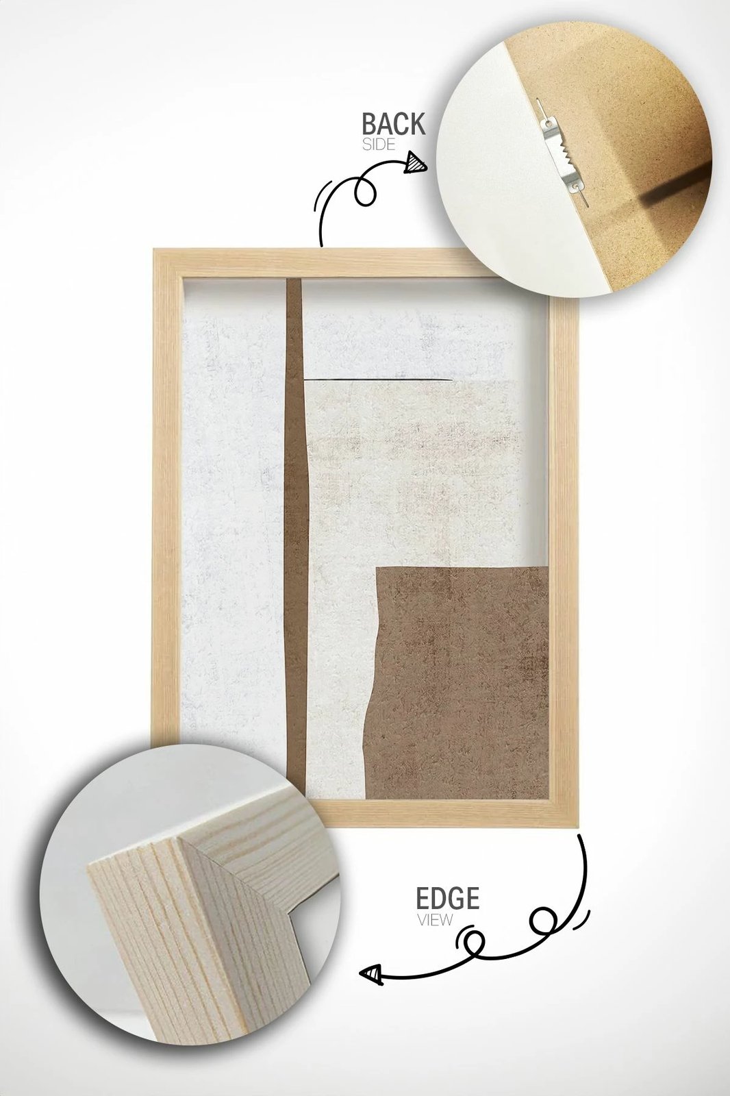 Pikturë dekorative me kornizë (3 pjesë), Wallity, Ersydata2-3348