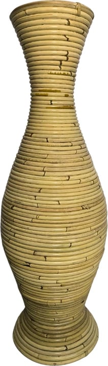 Vazo Virnia, ratan PE, ngjyrë natyrale, 40x70cm