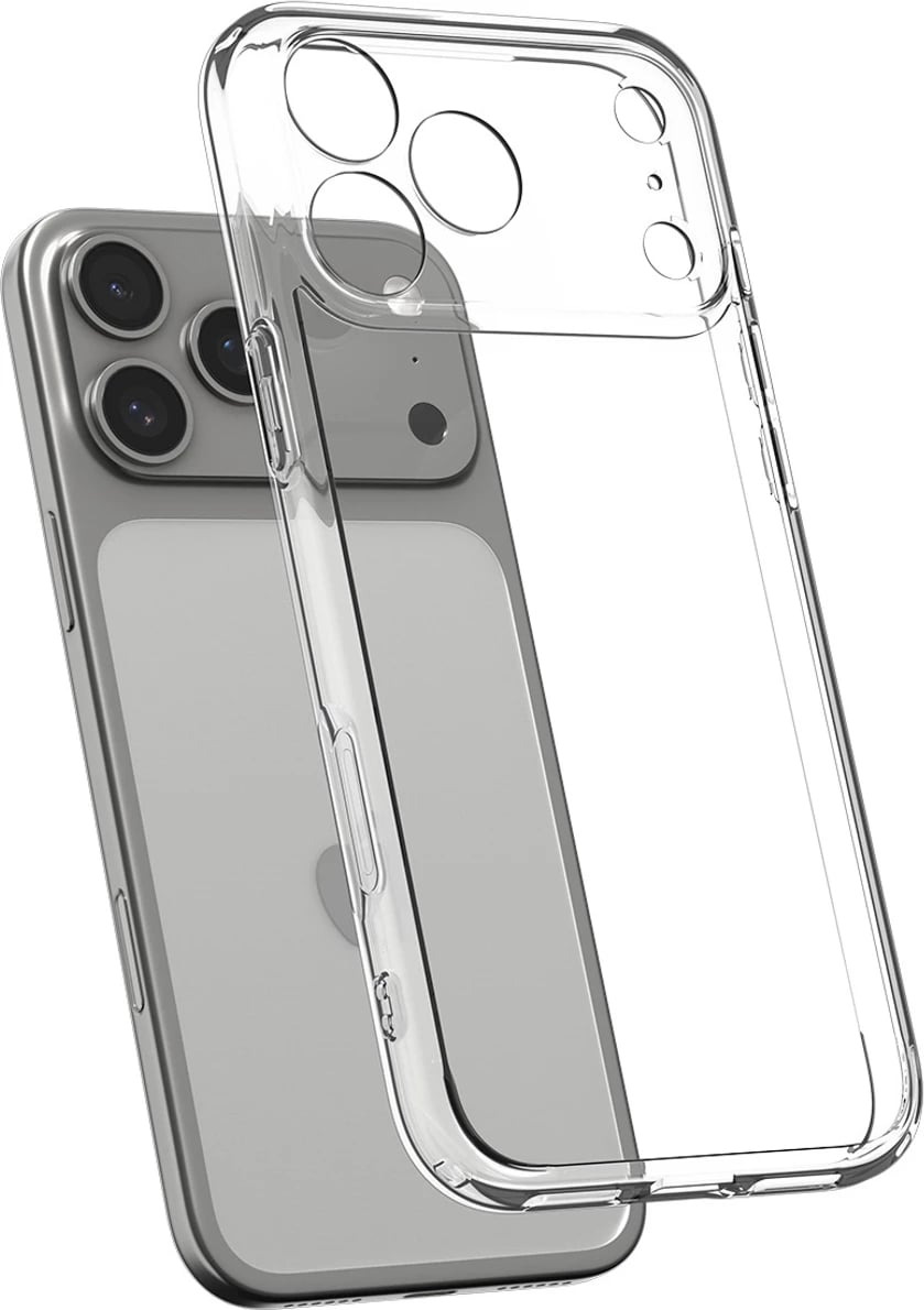 Mbështjellës Spigen Ultra Hybrid për iPhone 17 Pro, Transparent