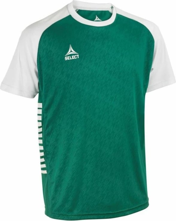 Fanellë futbolli Select për meshkuj, e bardhë dhe e gjelbër