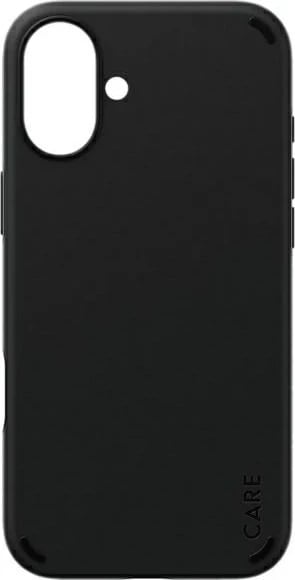 Mbështjellës PanzerGlass CARE Double Defense për iPhone 16 Plus, i zi