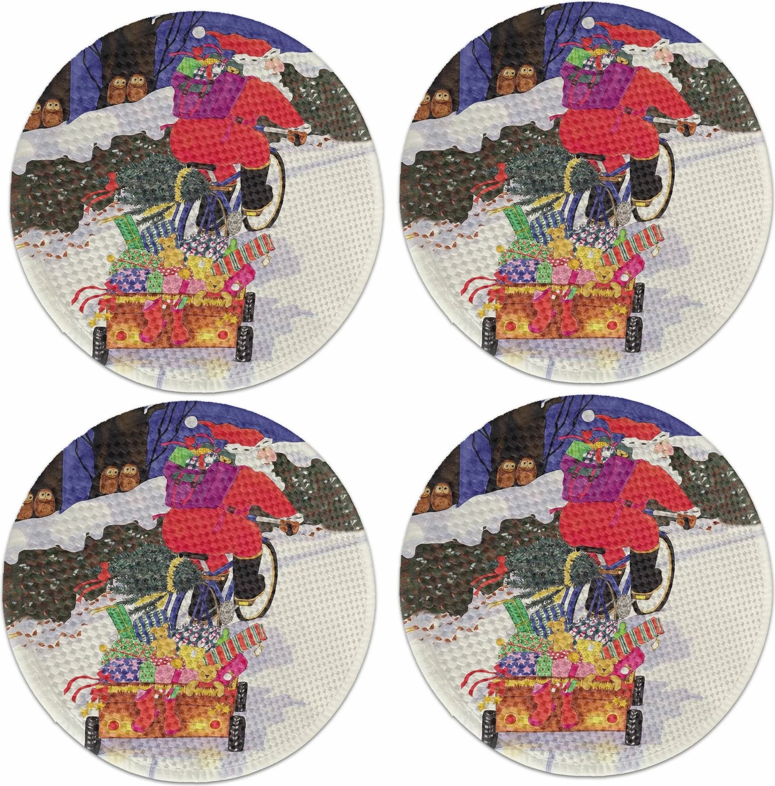 Nënshkopa tavoline, shumëngjyrëshe, Hermia Concept, 37cm (4 copë)