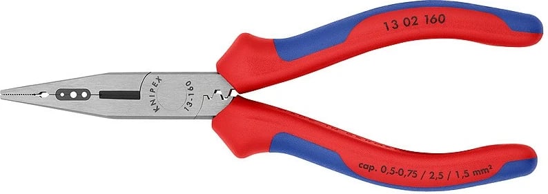 Kangjella Knipex 13 02 160, 160mm, blu e kuqe