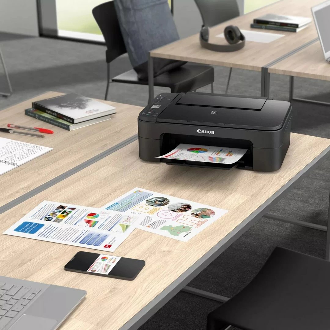 Printer Canon PIXMA TS3350 Inkjet, Wi-Fi, E zezë