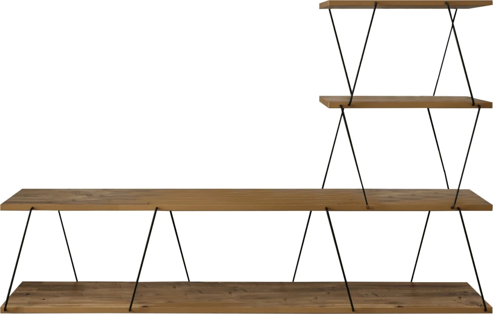 Komodë TV Hanah Home, Ilgaz, ngjyrë pishë