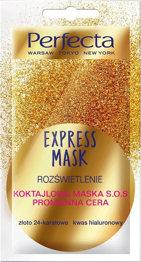 Maskë për fytyrë Perfecta Express Mask Cocktail Brightening Mask S.O.S Radiant Skin për femra 8ml
