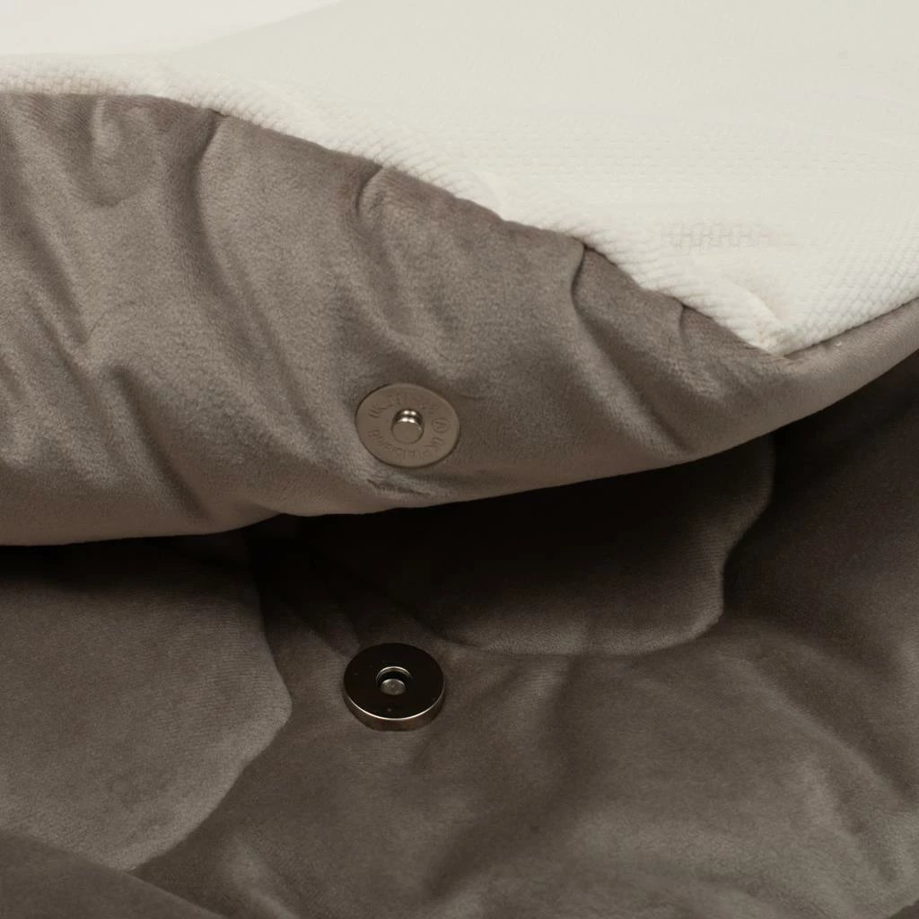 Futëse dimri për bebe, New Baby, Butterfly, 95x45 cm, për karrocë dhe ulëse makine, vrima për rripa 5-pikësh, ecru