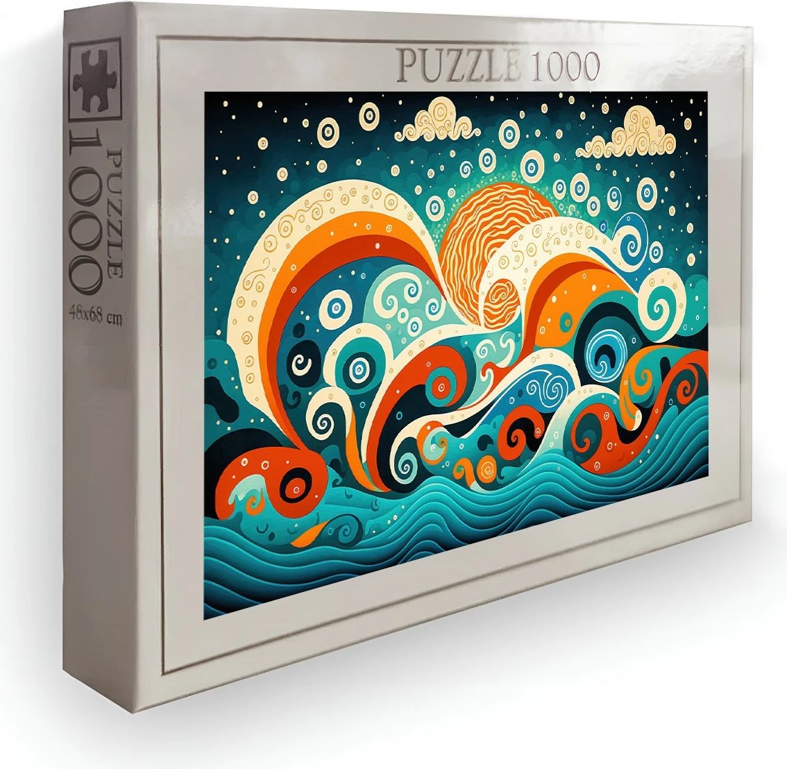 Puzzle 1000 copë, shumëngjyrësh, Evila Originals, PZL_0101_1000