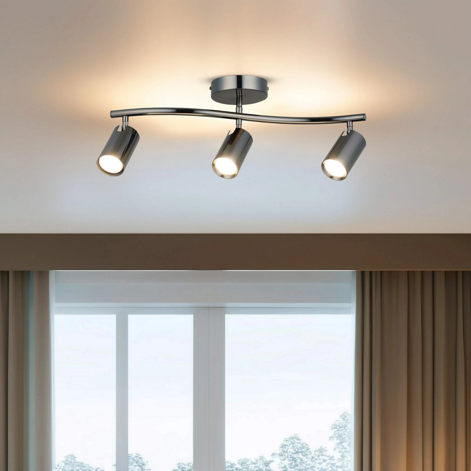 Llambë tavani Opviq, Spotte, ngjyrë llak antik, 87-13