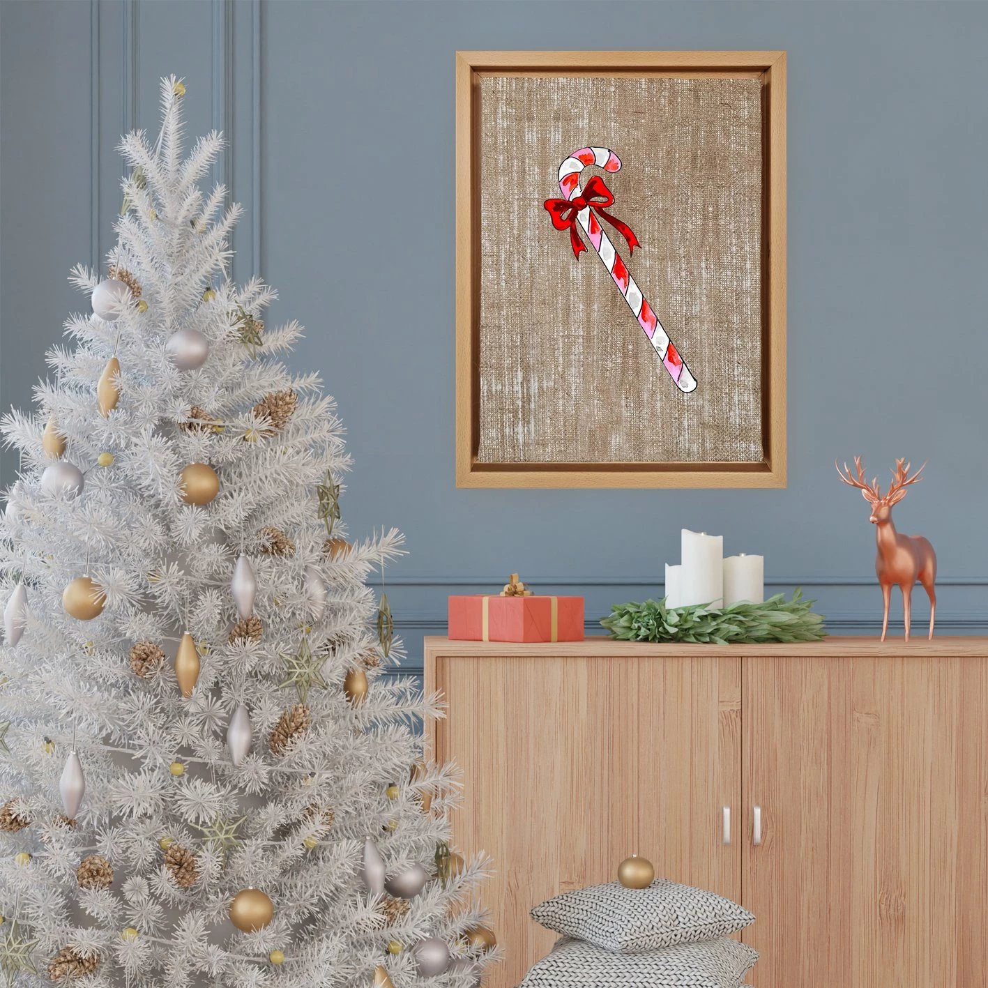 Pikturë dekorative në kanavacë me kornizë, shumëngjyrëshe, Wallity, NLJ4800881_3646, 36x46cm