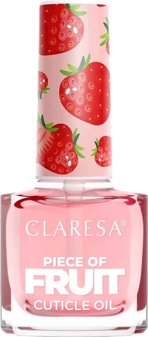 Vaj për kutikula dhe thonj për femra Claresa Piece of Fruit luleshtrydhe 5ml