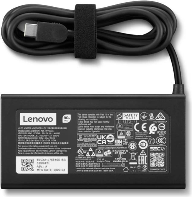 Adapter rryme Lenovo 100W USB-C 4X21M37469, i zi